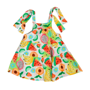 Vestido Infantil Tropical