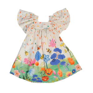 Vestido Infantil Jardim Encantado